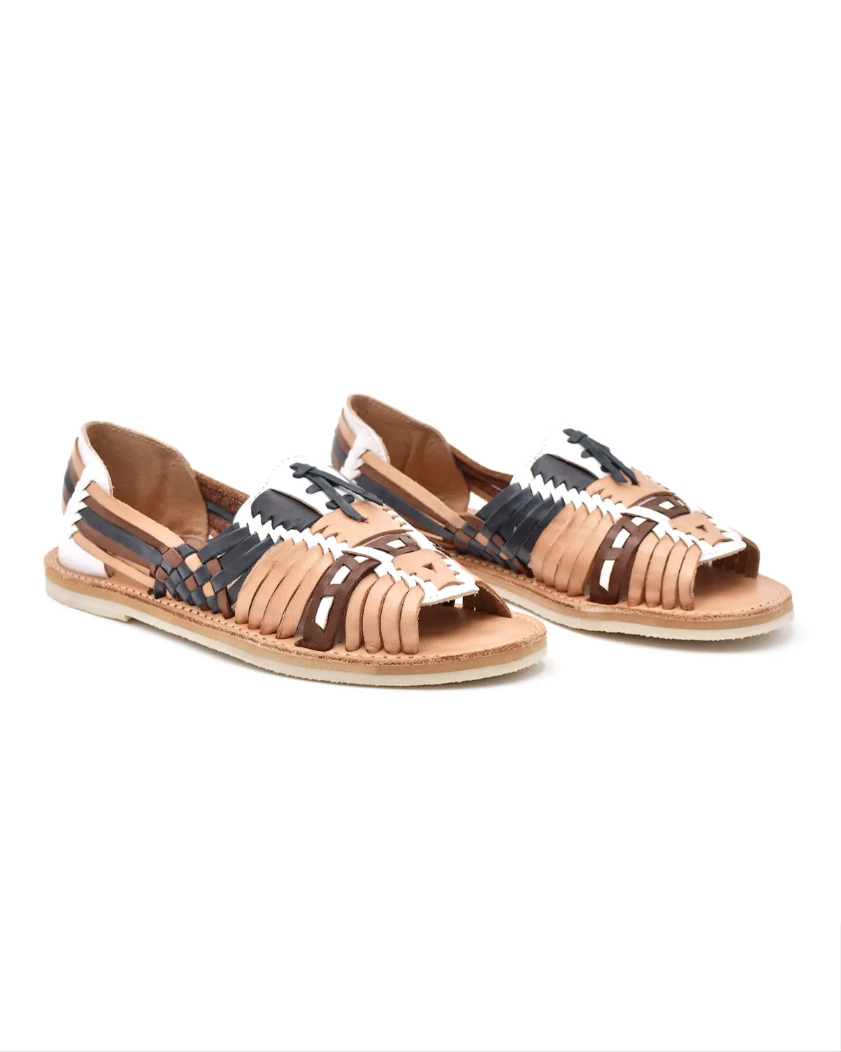 Chamula Uxmal Multi Tan Huarache