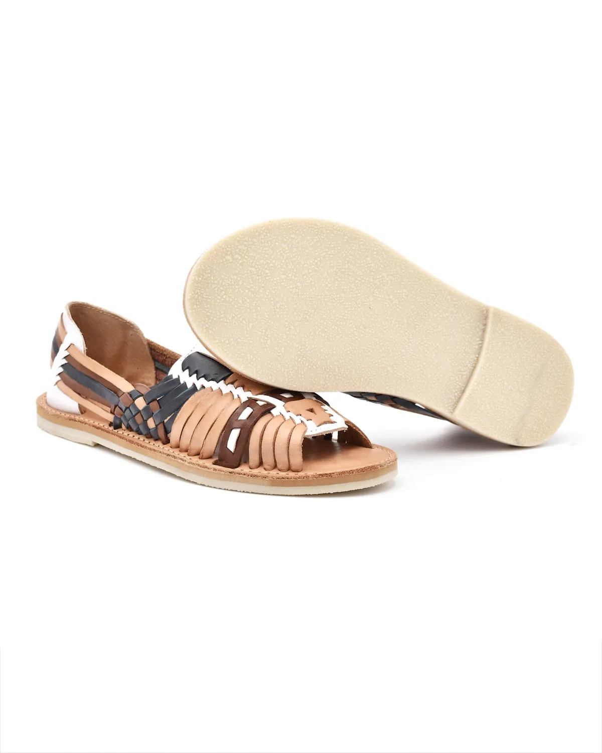 Chamula Uxmal Multi Tan Huarache