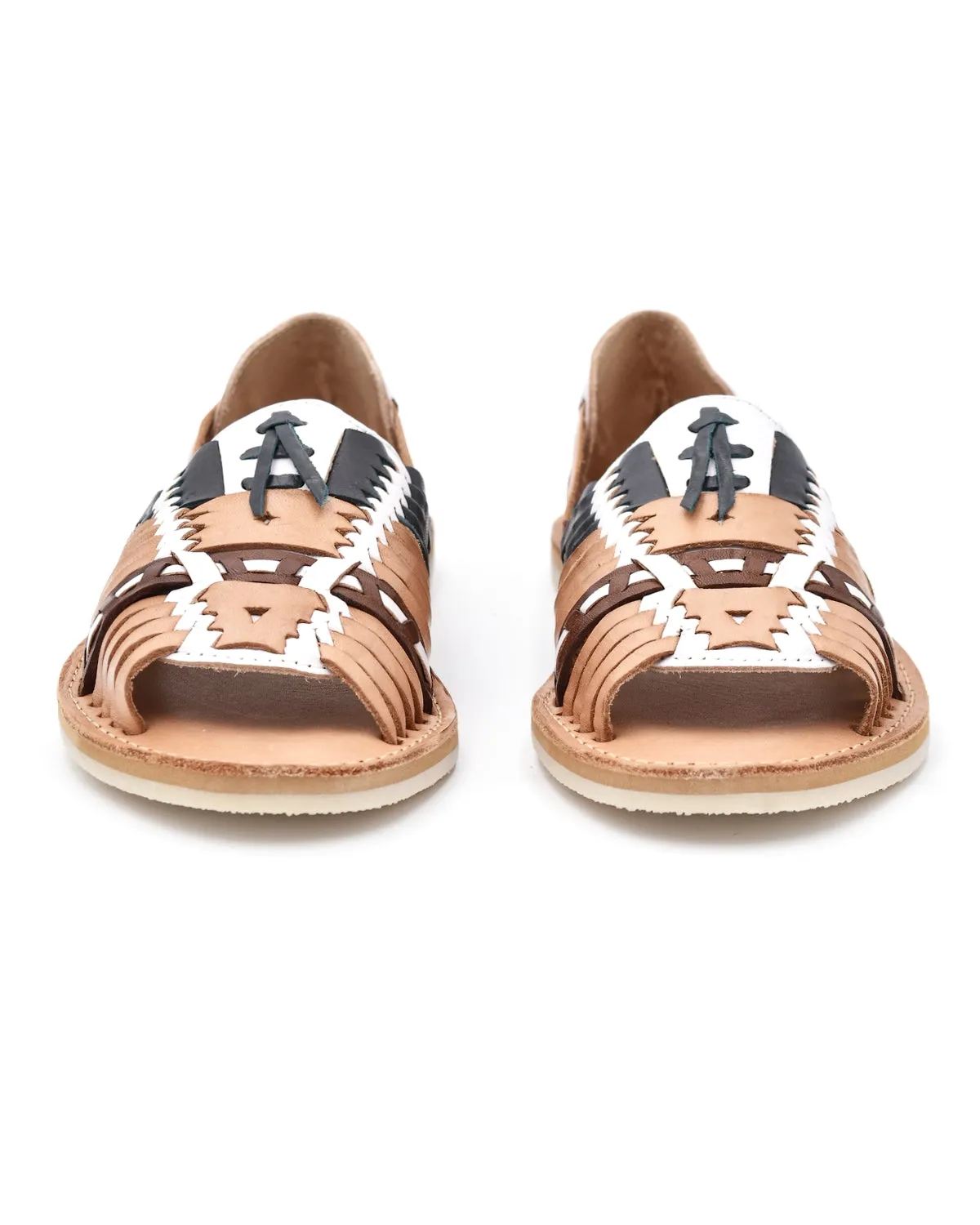 Chamula Uxmal Multi Tan Huarache
