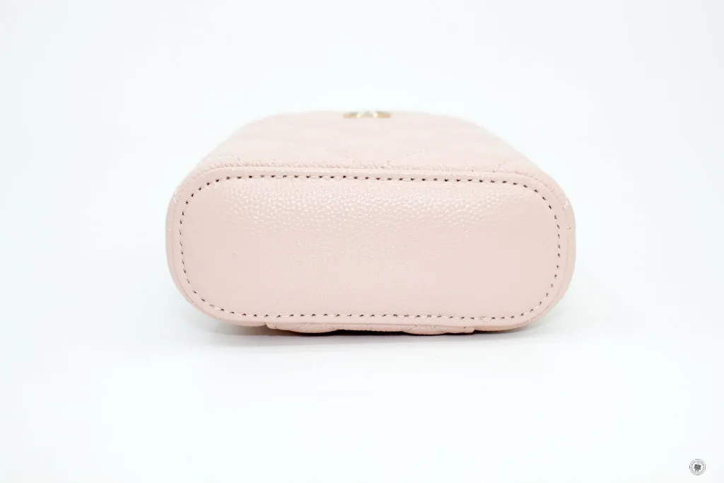 Chanel AP1466Y33352 Small Vanity With Classic Chain Pink   NA116 Caviar Shoulder Bags Pbhw