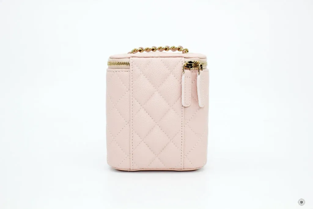 Chanel AP1466Y33352 Small Vanity With Classic Chain Pink   NA116 Caviar Shoulder Bags Pbhw