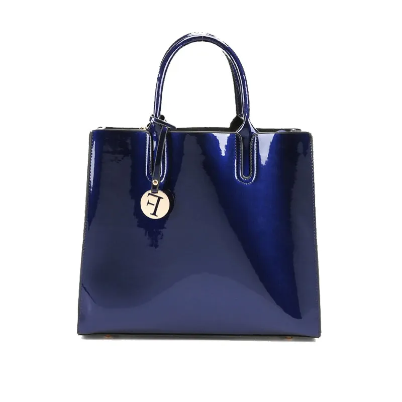 Christmas Gift Brand 3 Sets Women Handbags High Quality Patent Leather Female Messenger Bag Luxury Tote Ladies Shoulder Crossbody Bag Clutch