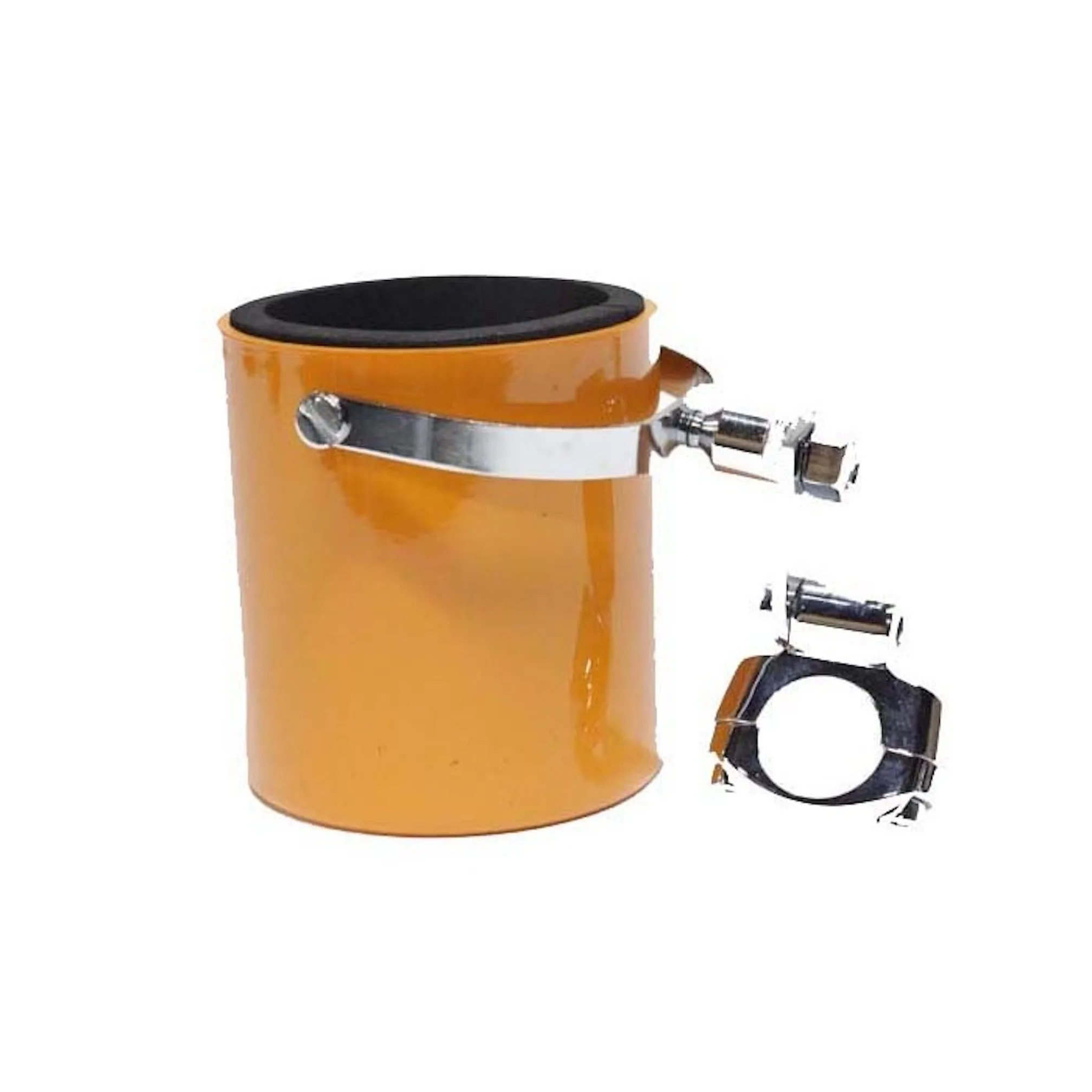 Chrome Motorcycle Cup Holder With Foam Cup Insert