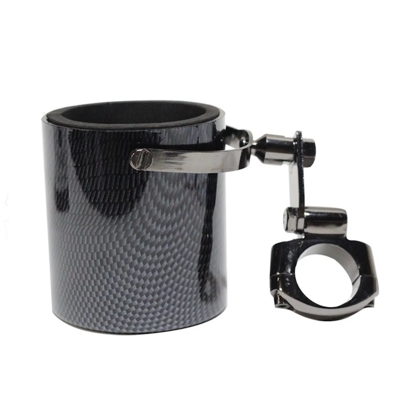 Chrome Motorcycle Cup Holder With Foam Cup Insert