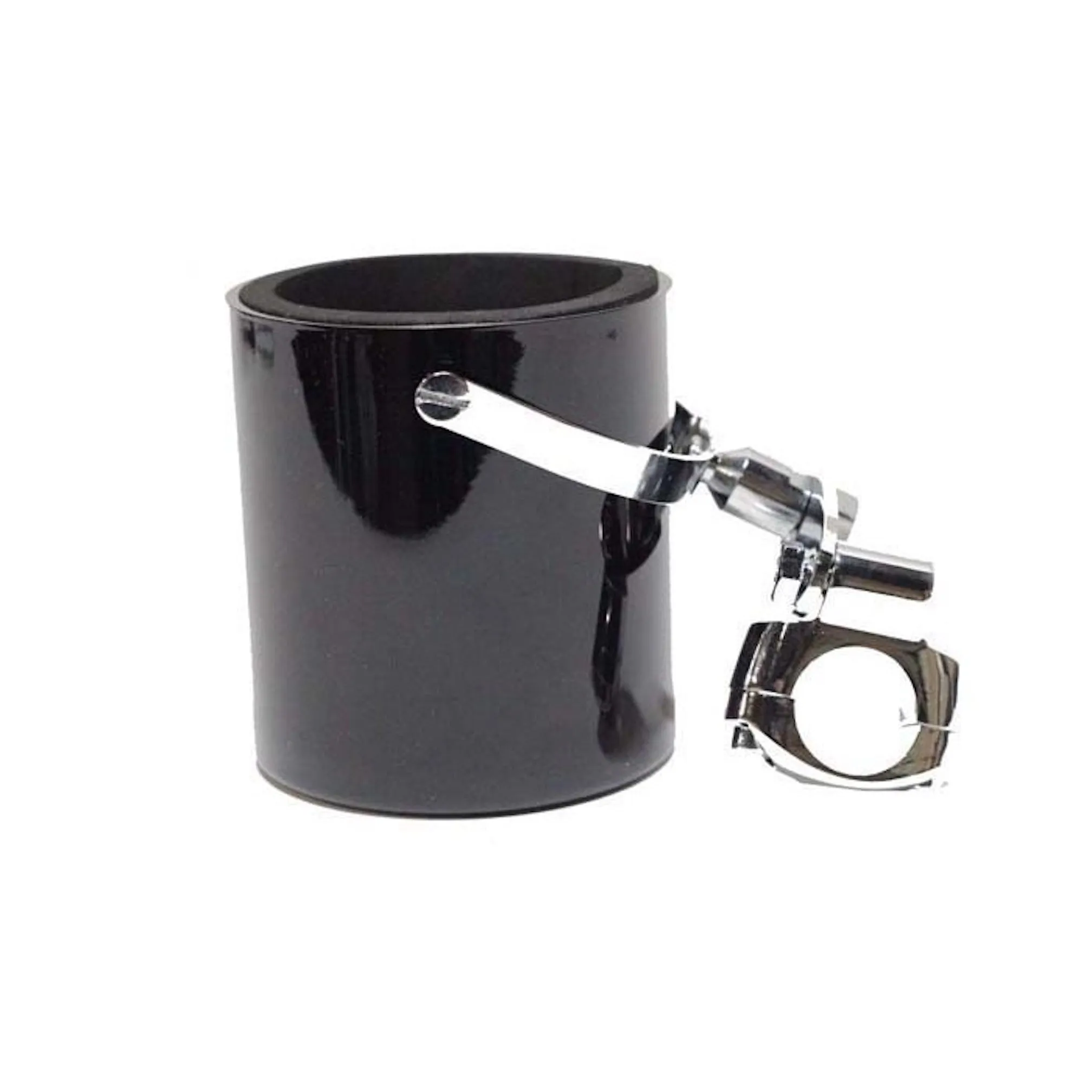 Chrome Motorcycle Cup Holder With Foam Cup Insert