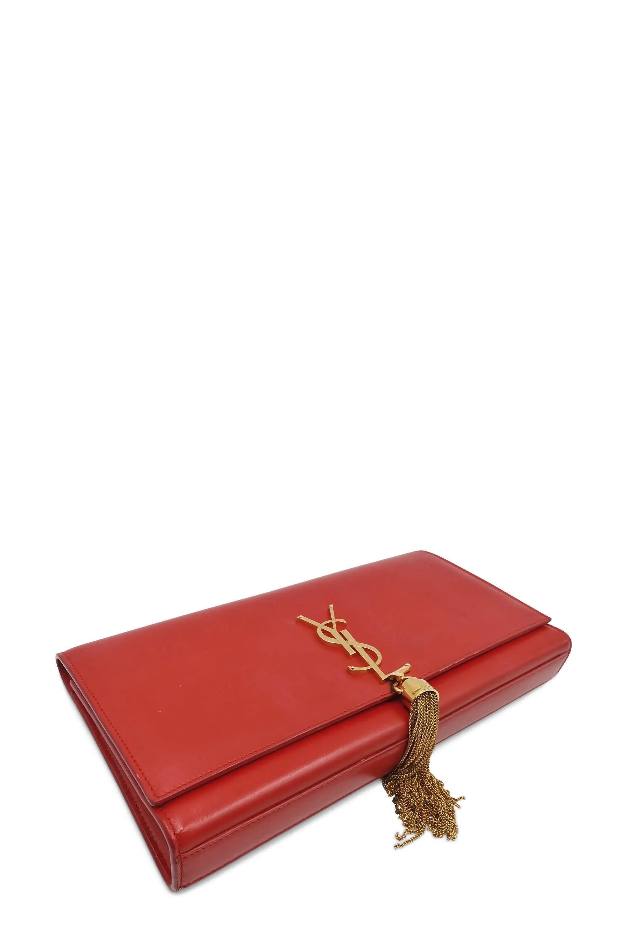 Classic Monogram Kate Clutch Red With Tassel