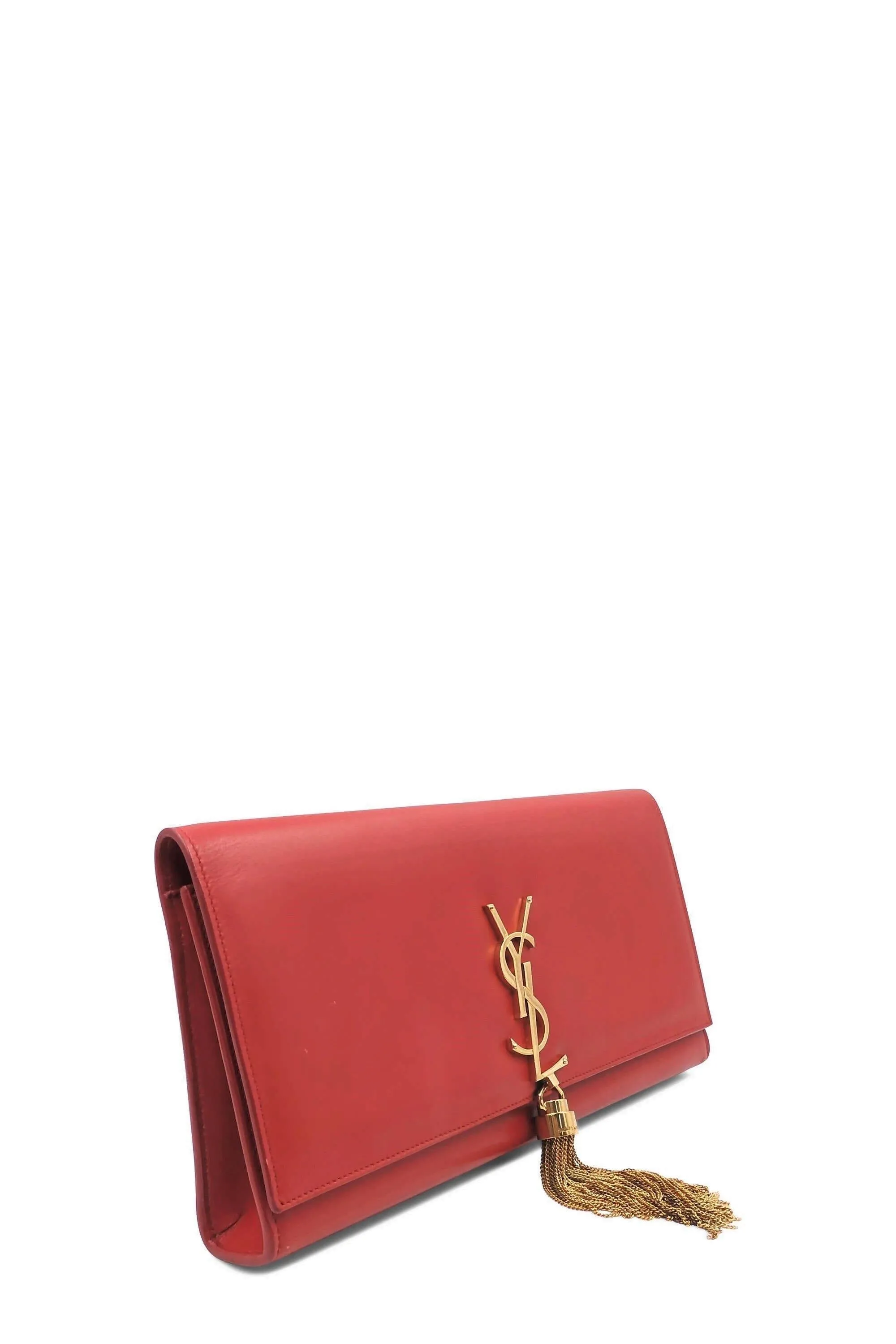 Classic Monogram Kate Clutch Red With Tassel