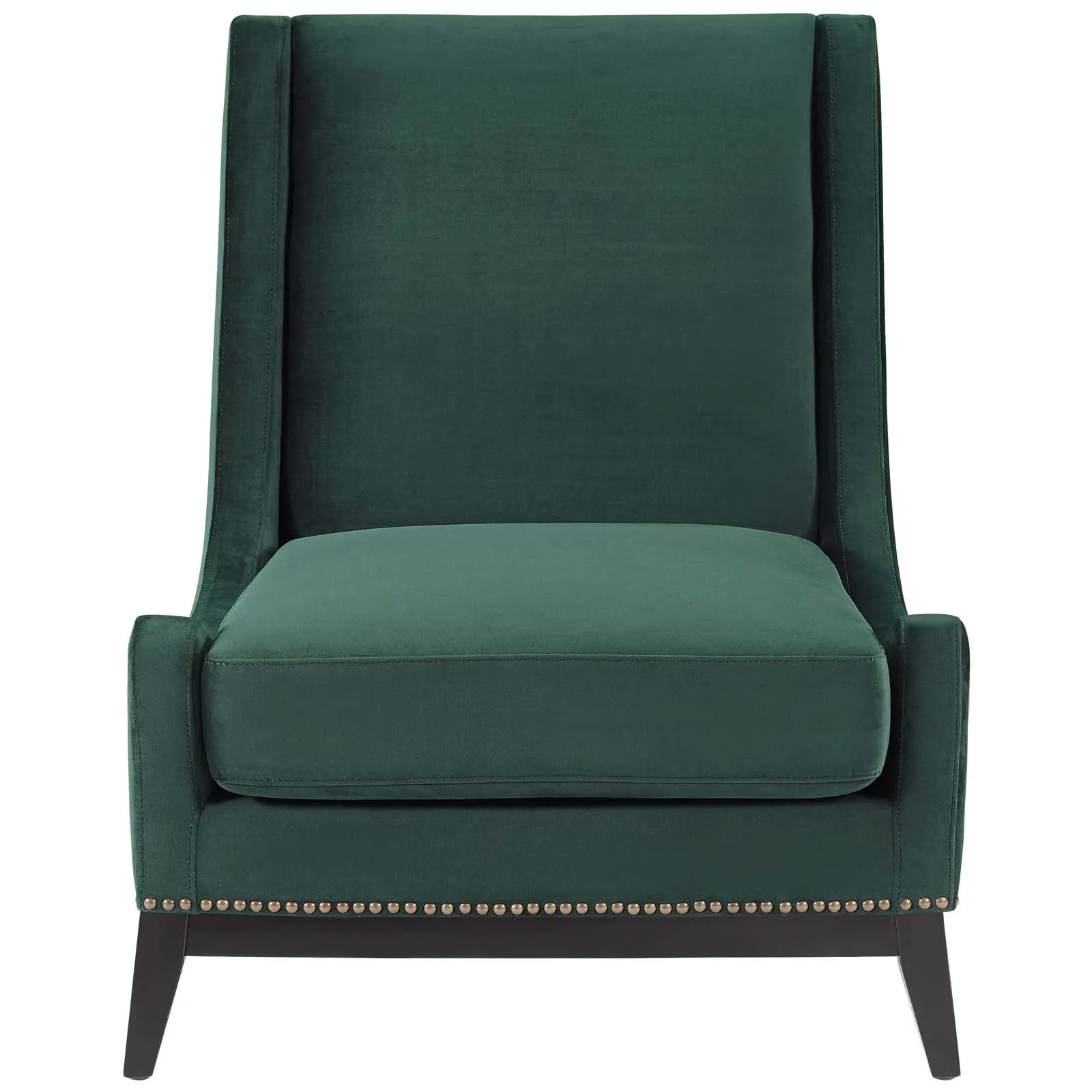 Confident Lounge Chair Upholstered Performance Velvet Set of 2