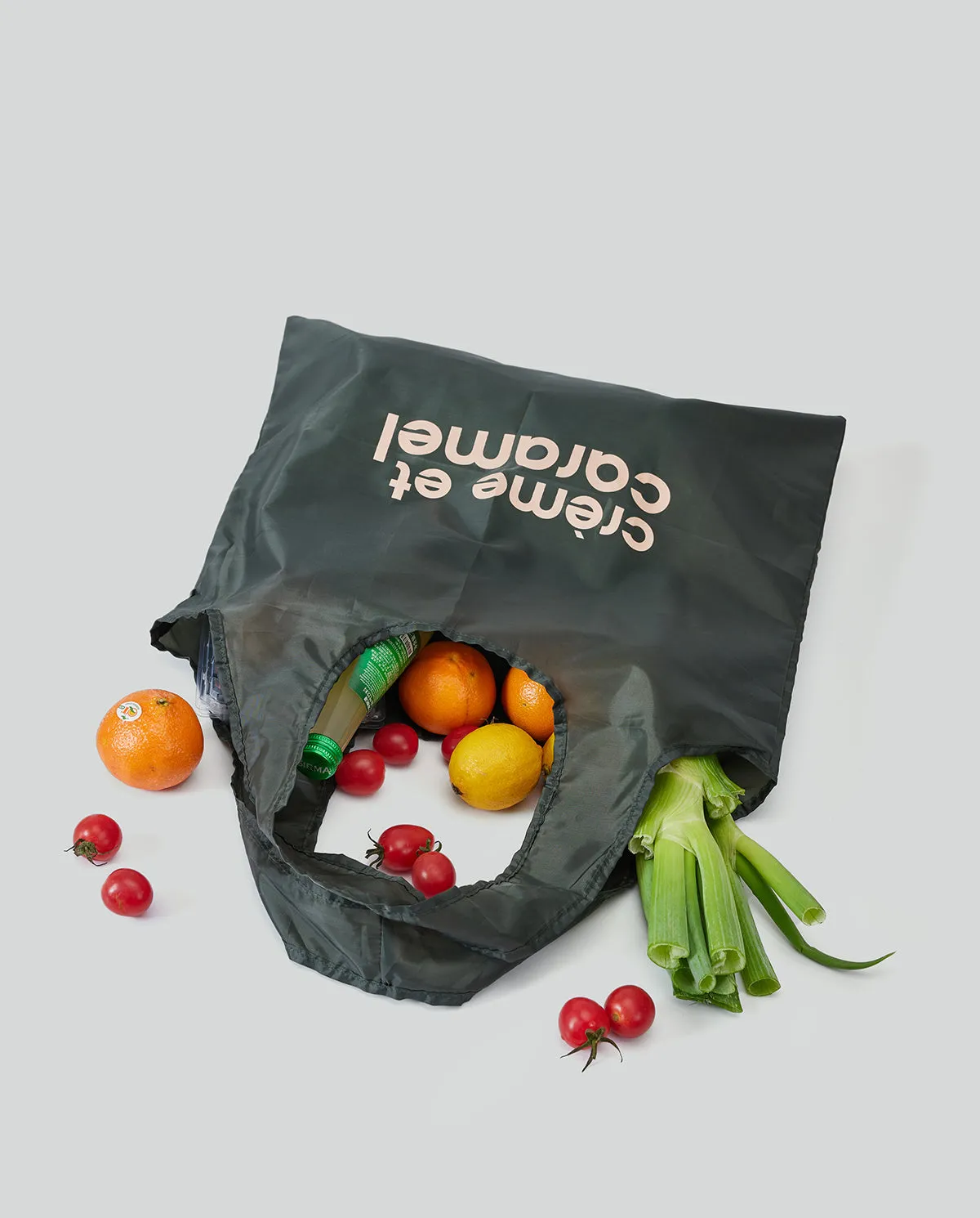 Crème et Caramel Foldable Recycle Bag