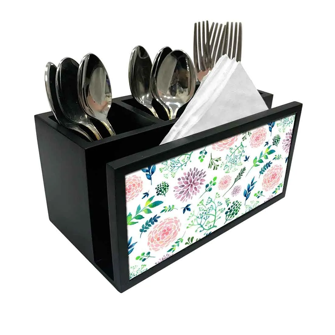 Cutlery Tissue Holder Napkin Stand -  Flower