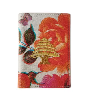Damascene Flowers Passport Holder by Rana Salam