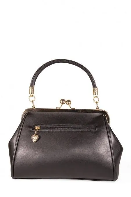 Dancing Days Retro Style Classic Big Bow With Kisslock Lockwood Handbag
