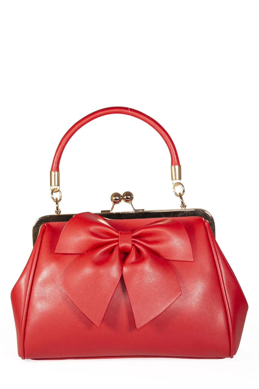 Dancing Days Retro Style Classic Big Bow With Kisslock Lockwood Handbag
