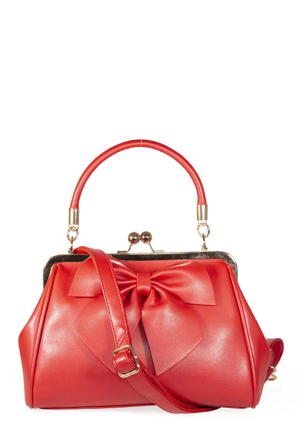 Dancing Days Retro Style Classic Big Bow With Kisslock Lockwood Handbag