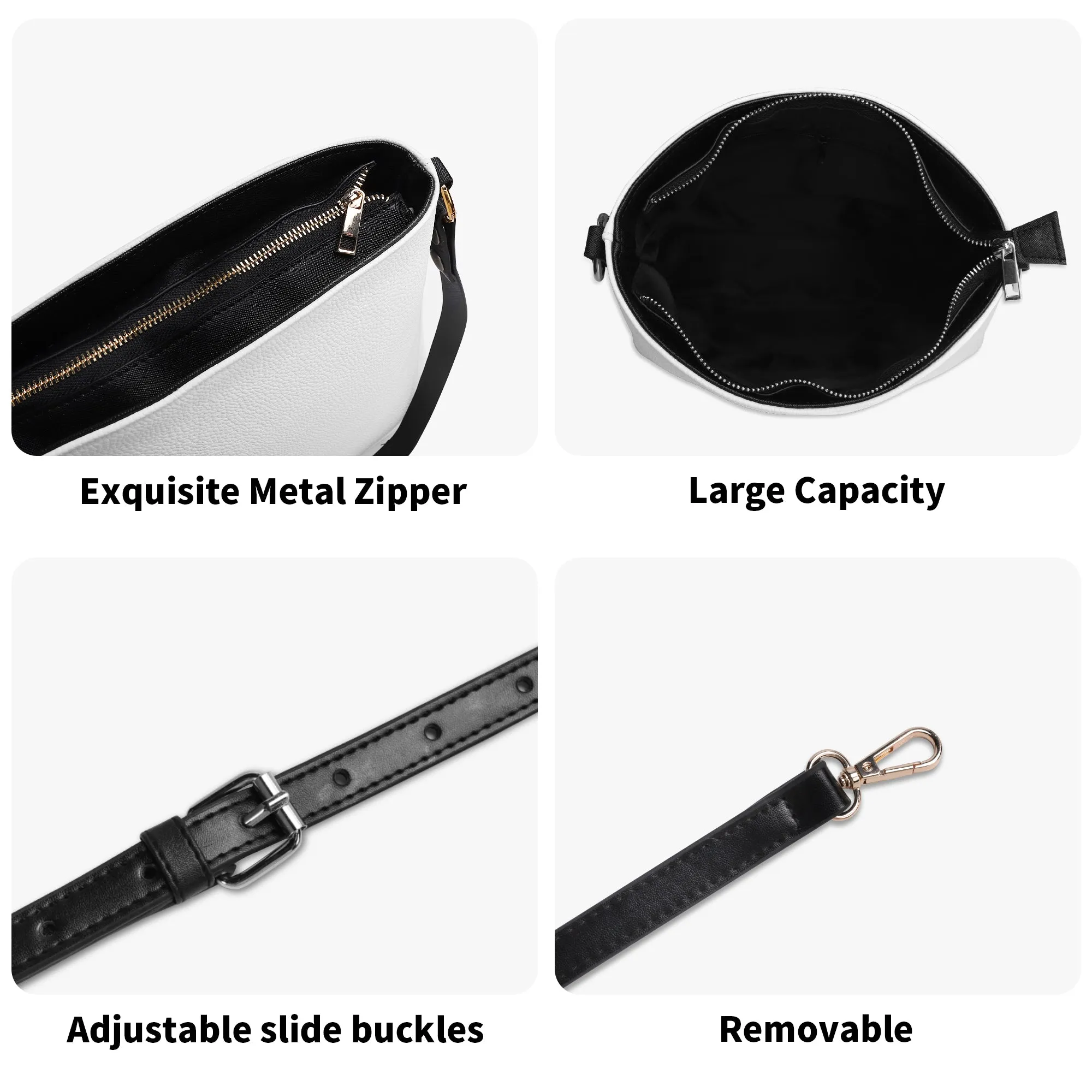 Deep In Thought - Bucket-Style Handbag