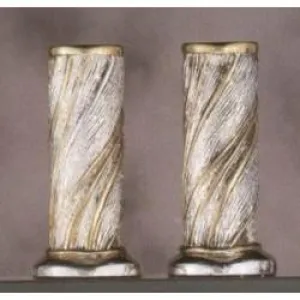 Designer Silver & Gold Candlesticks