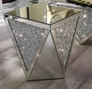 Diamond Triangular Side Table
