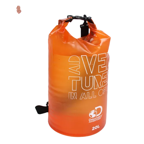 DISCOVERY ADVENTURES DRY BAG WATERPROOF,CLEAR DRY BAG BACKPACK LIGHTWEIGHT WITH PHONE CASE,FOR KAYAKING,SWIMMING,BOATING,SURFING AND FISHING,10L 20 L DRY BAG FOR WOMEN AND MEN