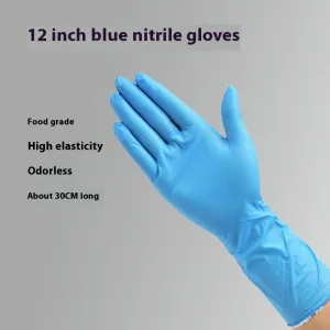 Disposable Dishwashing Gloves Female Extended Waterproof Latex