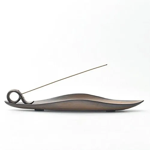 Djiale Incense Stick Holder Ceramic Incense Burner with Ash Catcher