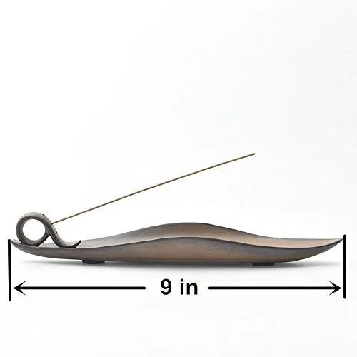 Djiale Incense Stick Holder Ceramic Incense Burner with Ash Catcher