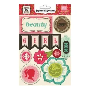 Echo Park - This & That Graceful - Layered Chipboard*