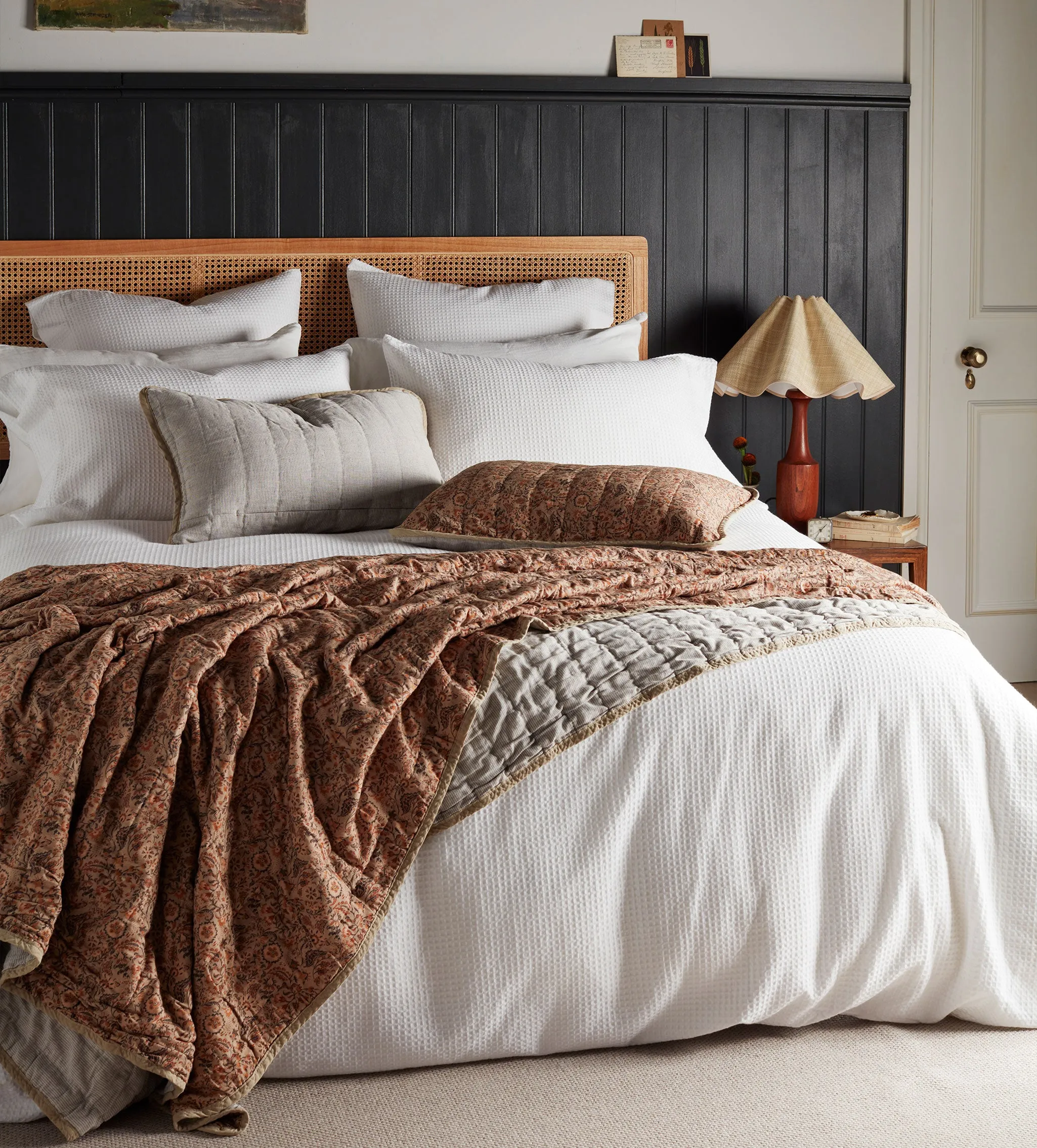 Ellie 100% Cotton Quilted Cushion Cover