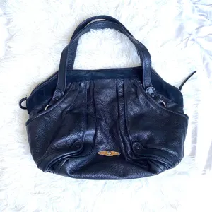 Elliott Lucca Black Leather Large Handbag (see notes)