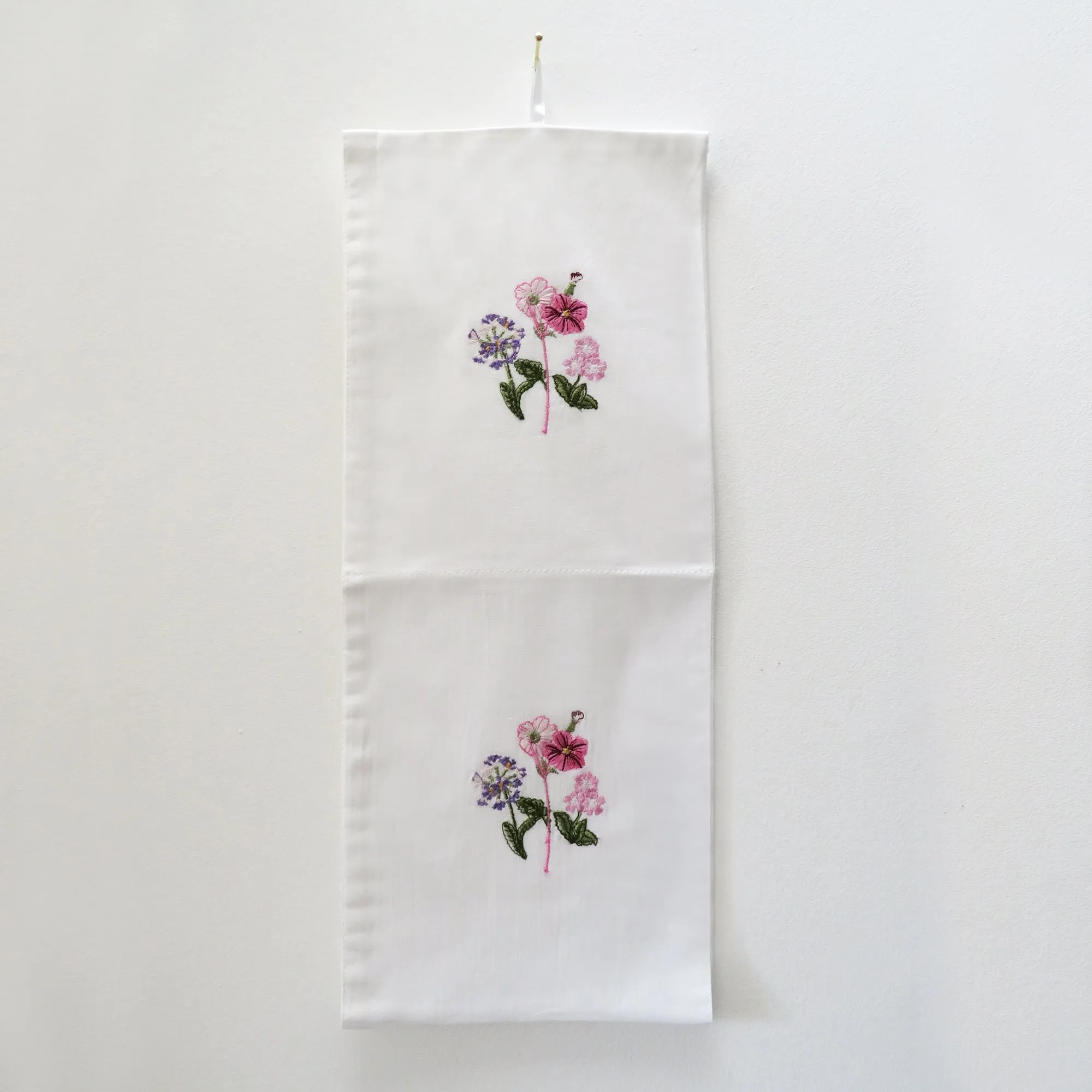 English Garden Cotton Roll Holder
