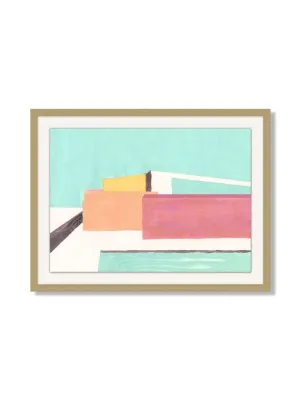 'Expressionist Home' by Nathan Turner Framed Art