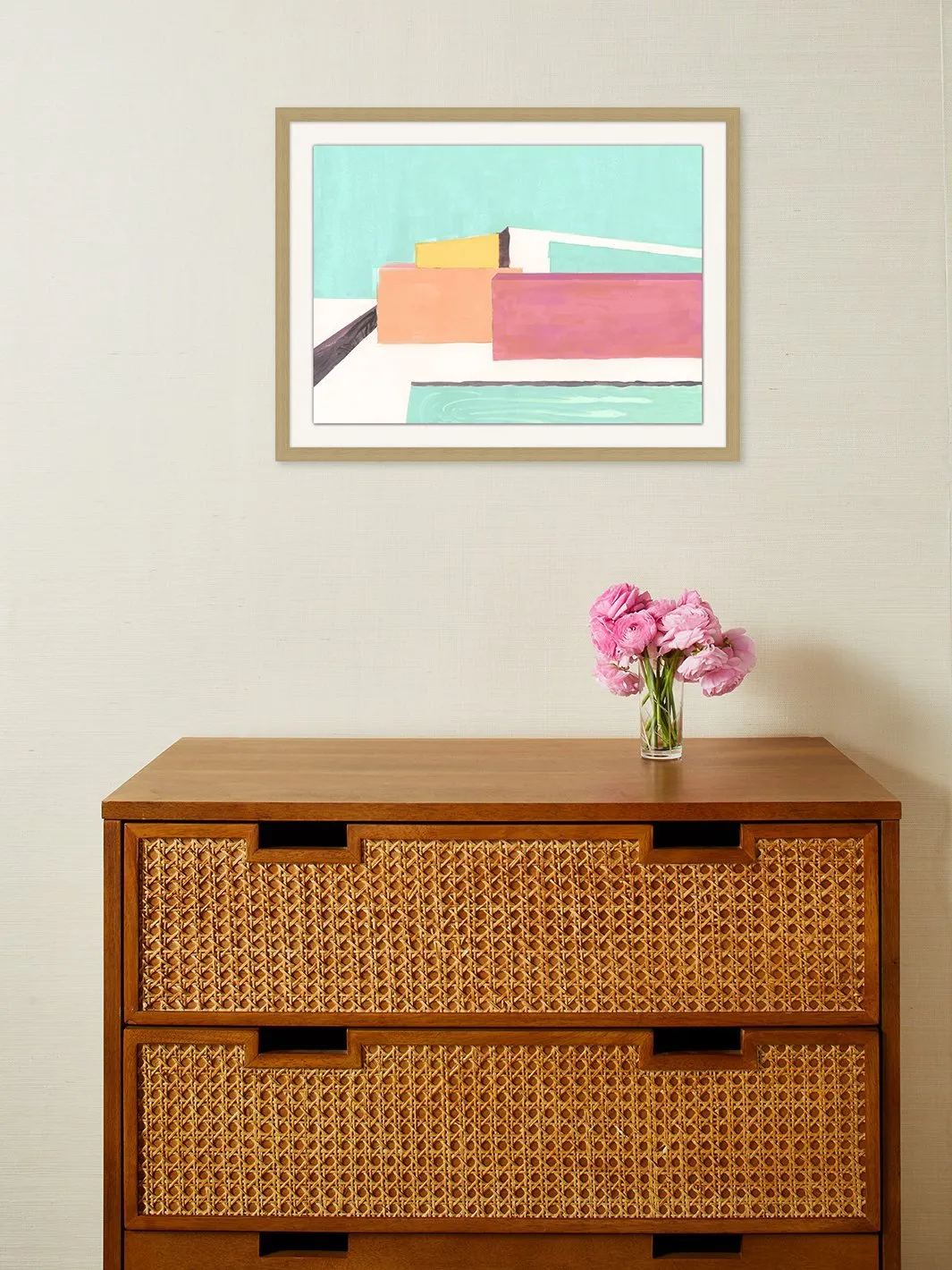 'Expressionist Home' by Nathan Turner Framed Art