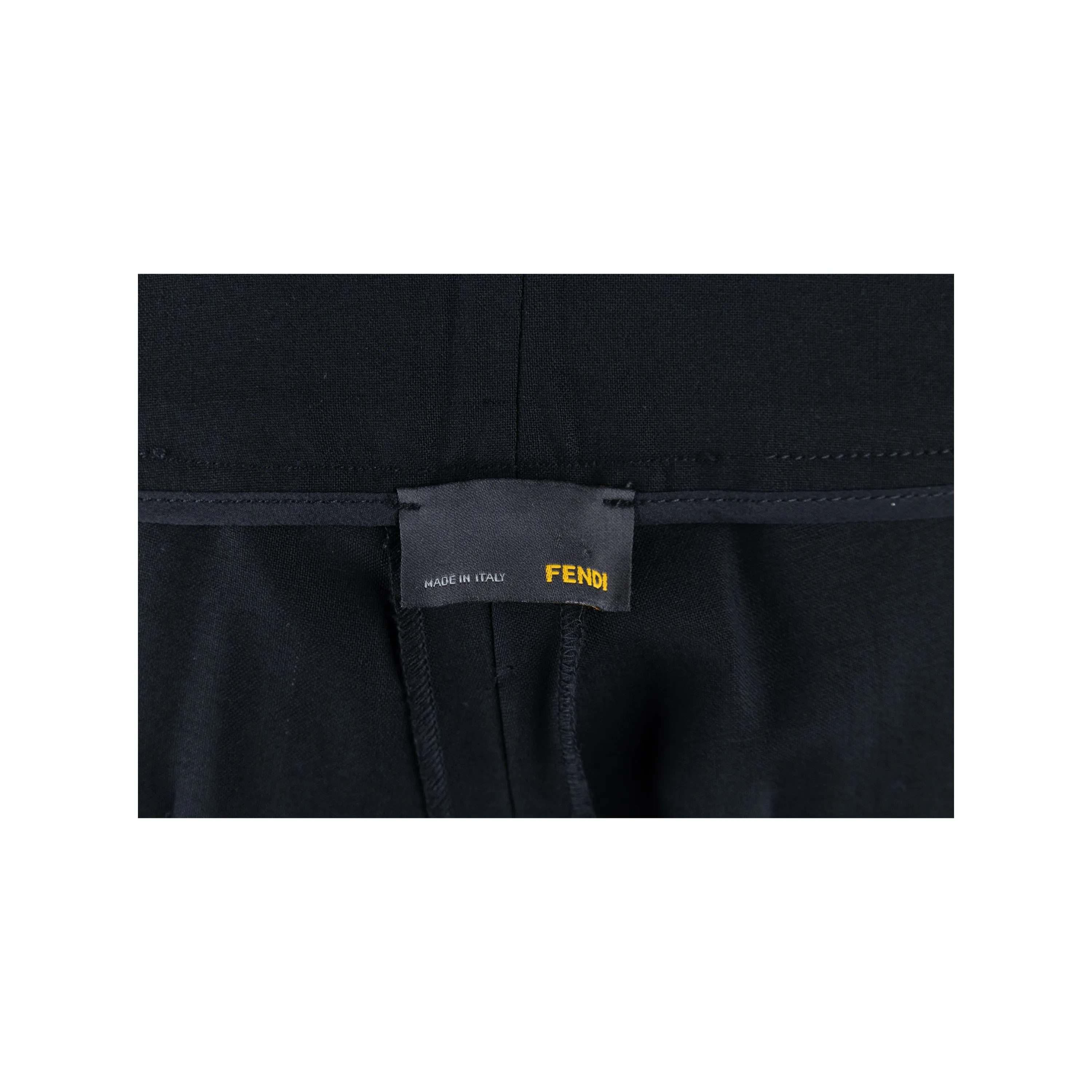 Fendi Black Tailored Pant - '10s