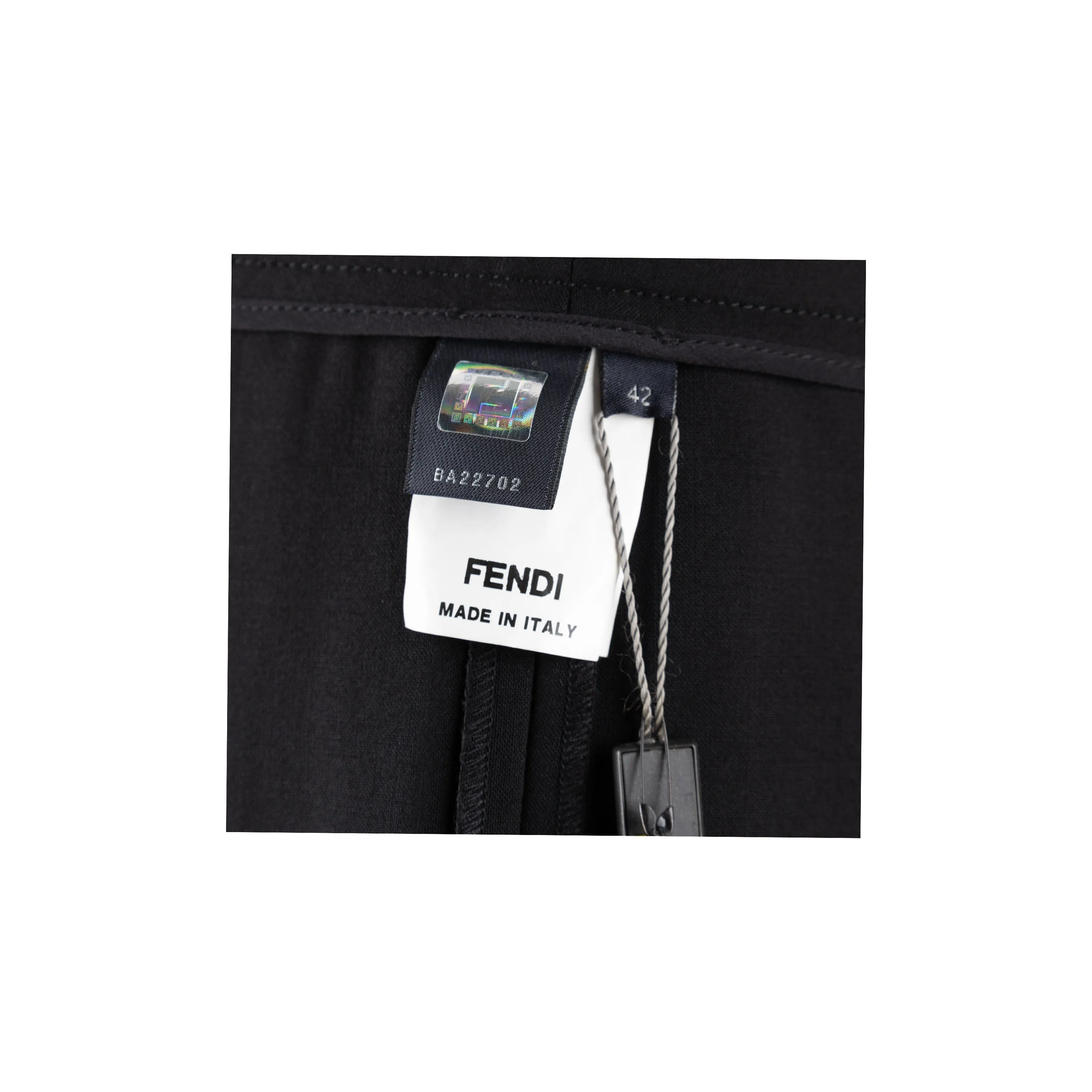 Fendi Black Tailored Pant - '10s
