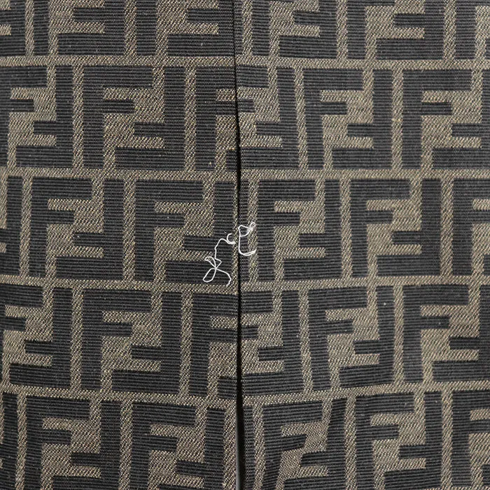 FENDI coat polyester Khaki, Brown FF8887 A5W3 36