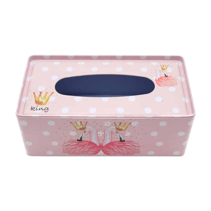 Flamingo Shine Tissue Box