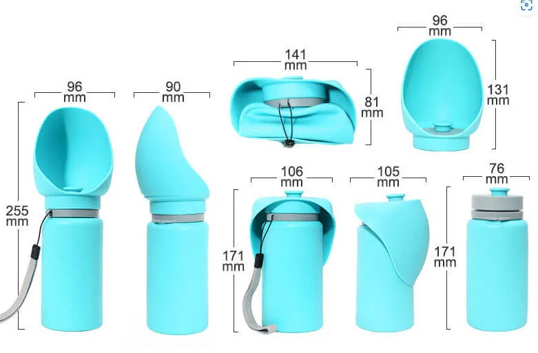 Foldable & Leak-Proof Pet Water Bottle – BPA-Free