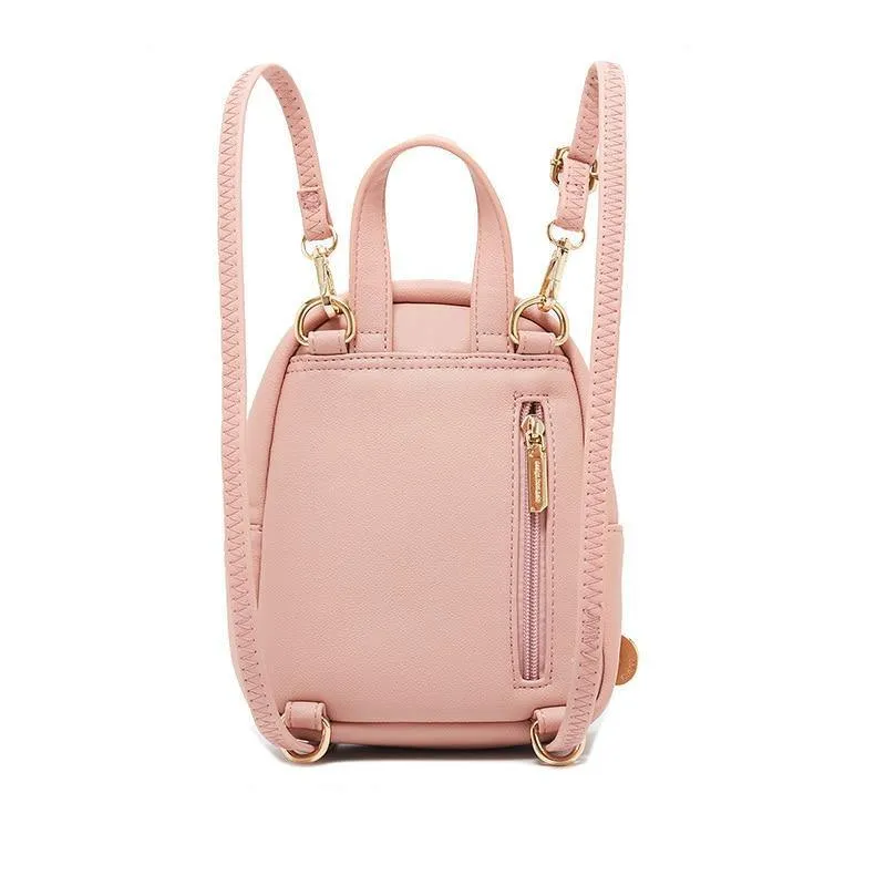 Forever Young Small Designer PU Leather Backpack