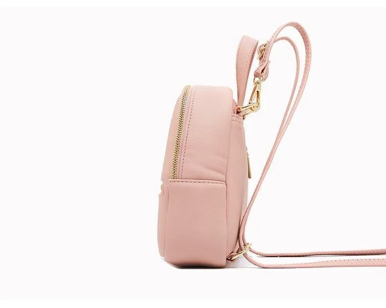 Forever Young Small Designer PU Leather Backpack