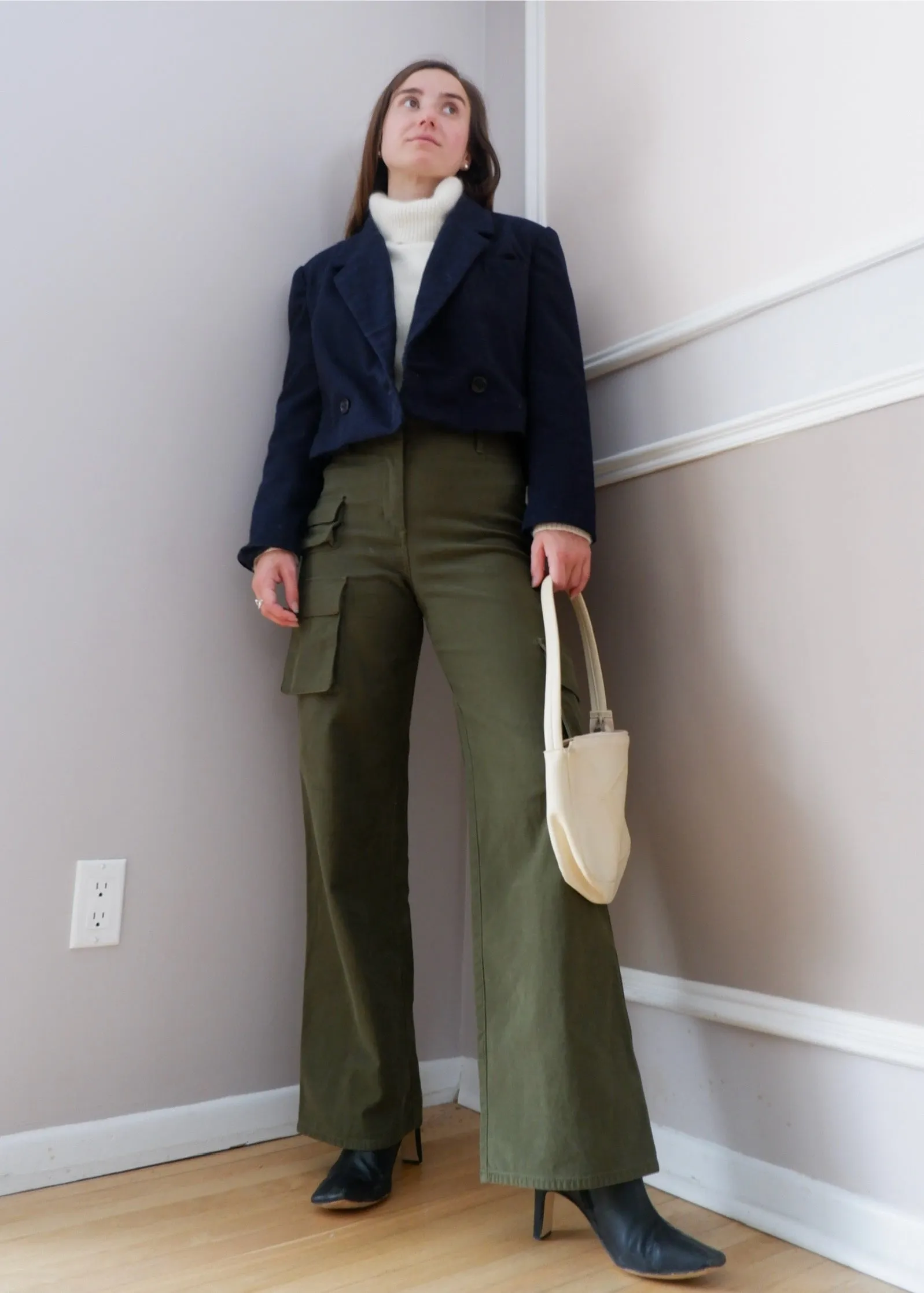 Furla Cream Shoulder Bag