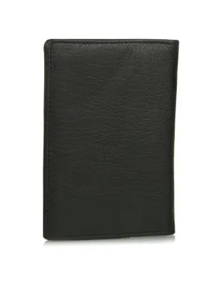 Genuine Leather Black Passport Cover