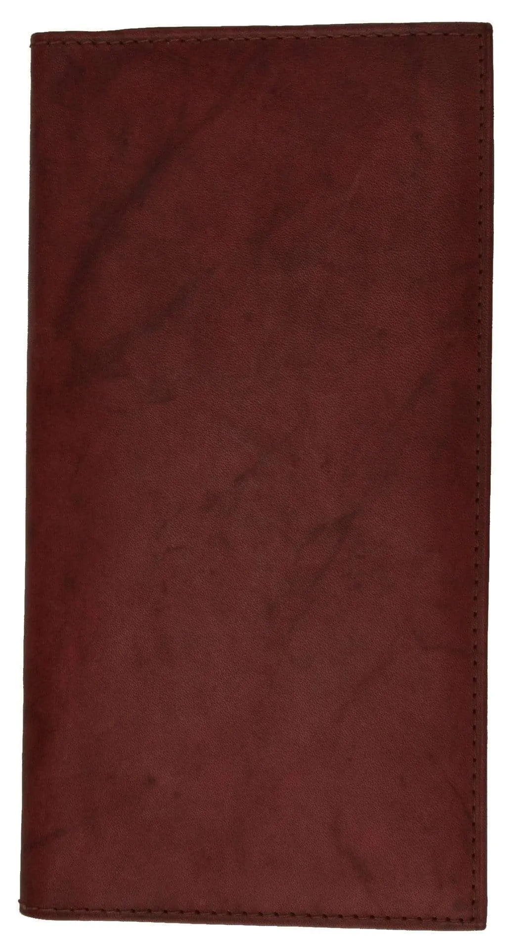 Genuine Leather Checkbook Cover Wallet Organizer with Credit Card Holder 253 CF (C)