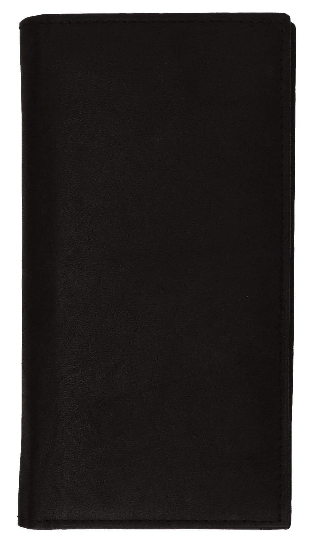 Genuine Leather Checkbook Cover Wallet Organizer with Credit Card Holder 253 CF (C)