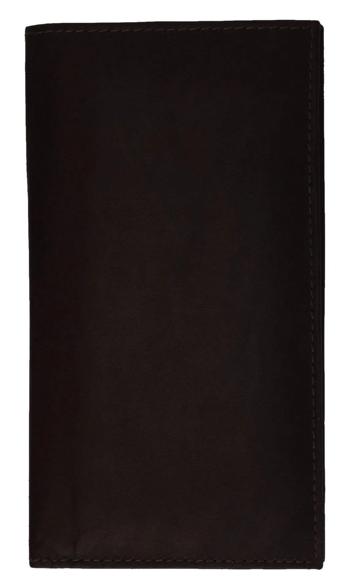 Genuine Leather Checkbook Cover Wallet Organizer with Credit Card Holder 253 CF (C)