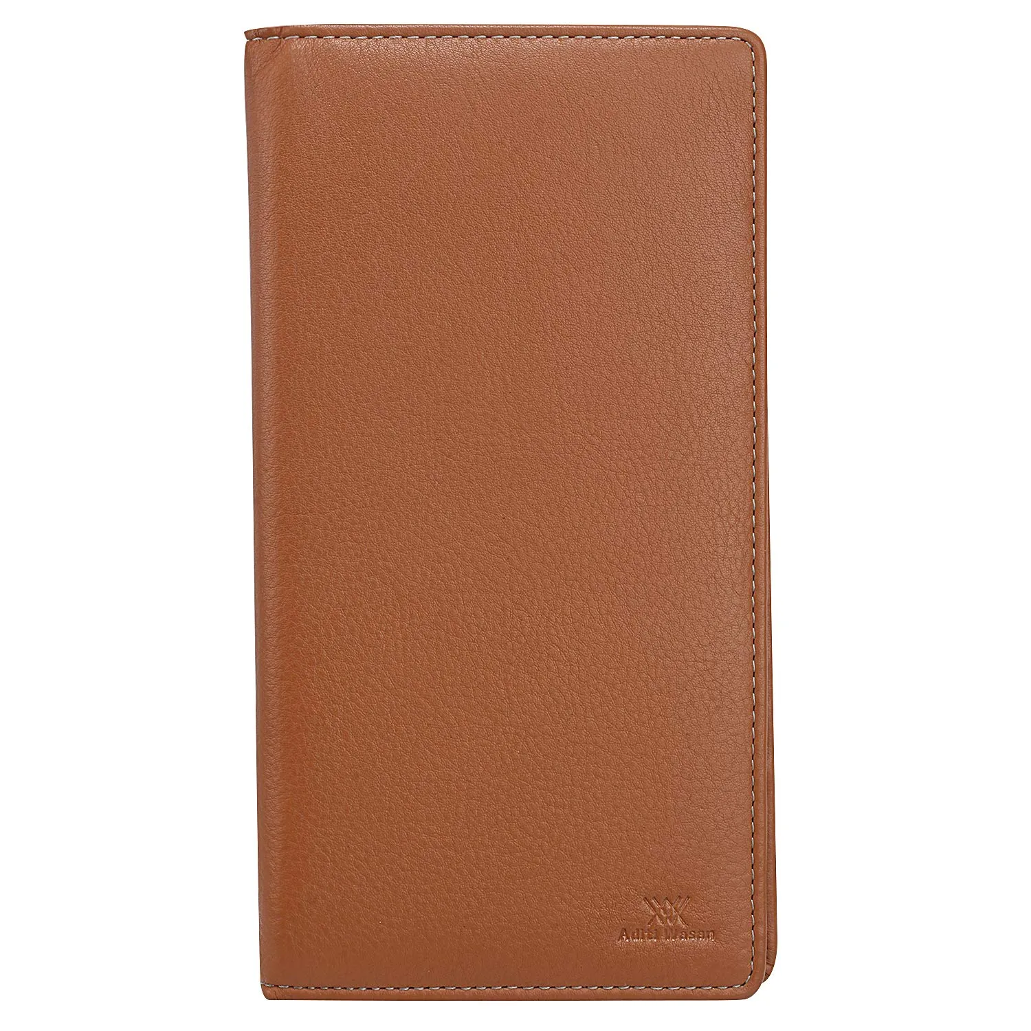 Genuine leather cognac tan organizer