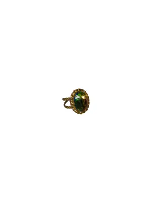 Glamorous Oval-Cut Cocktail Ring - RBT68AGHIB