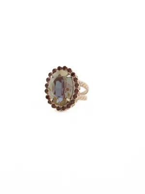 Glamorous Oval-Cut Cocktail Ring - RBT68ASBBR