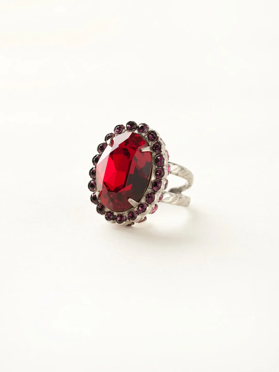 Glamorous Oval-Cut Cocktail Ring - RBT68ASPR