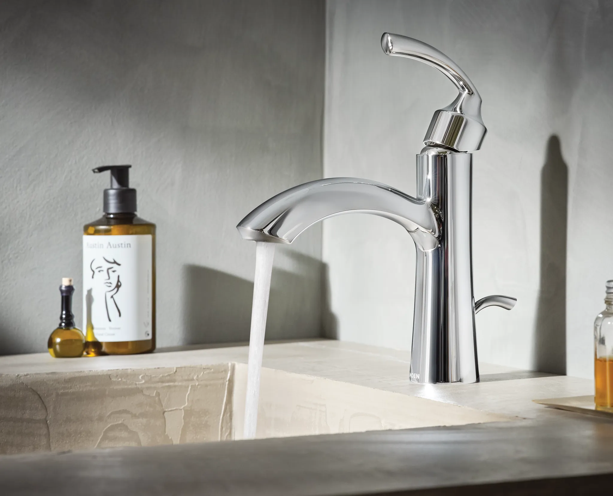 Glyde One-Handle High Arc Bathroom Faucet