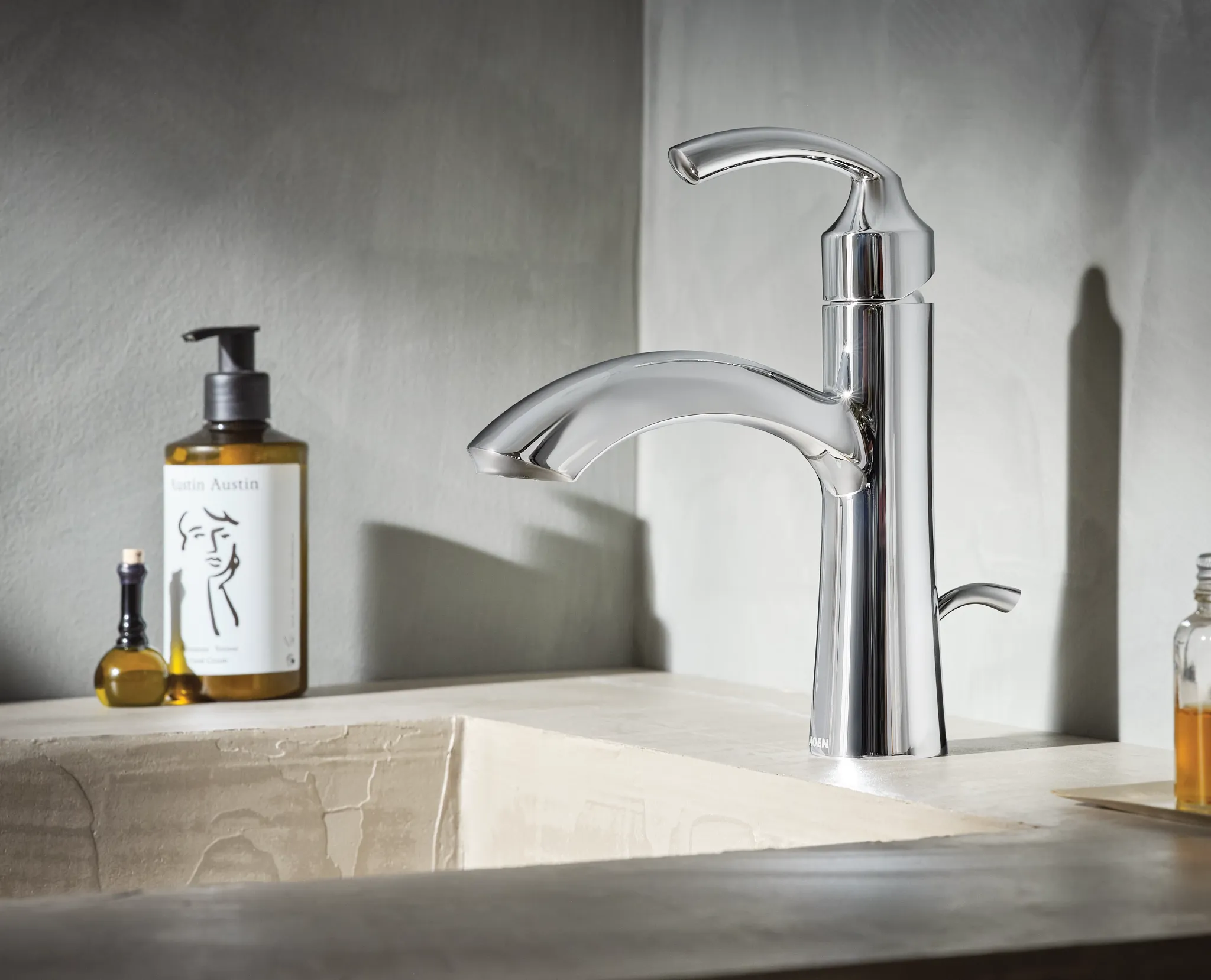 Glyde One-Handle High Arc Bathroom Faucet