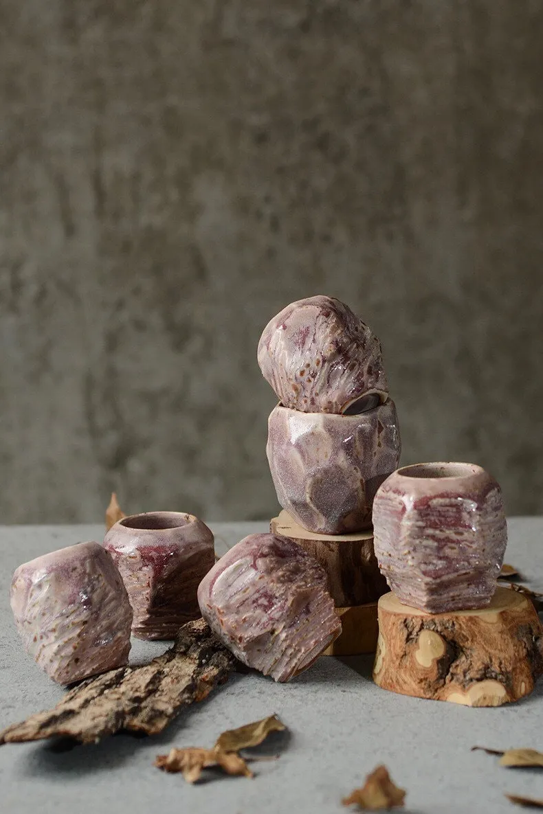 Gohobi Handmade Purple Glazed Tea Cup